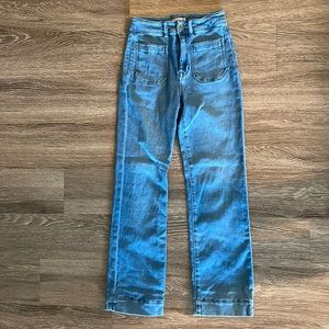 Faherty Straight Leg Jeans, Slight flare